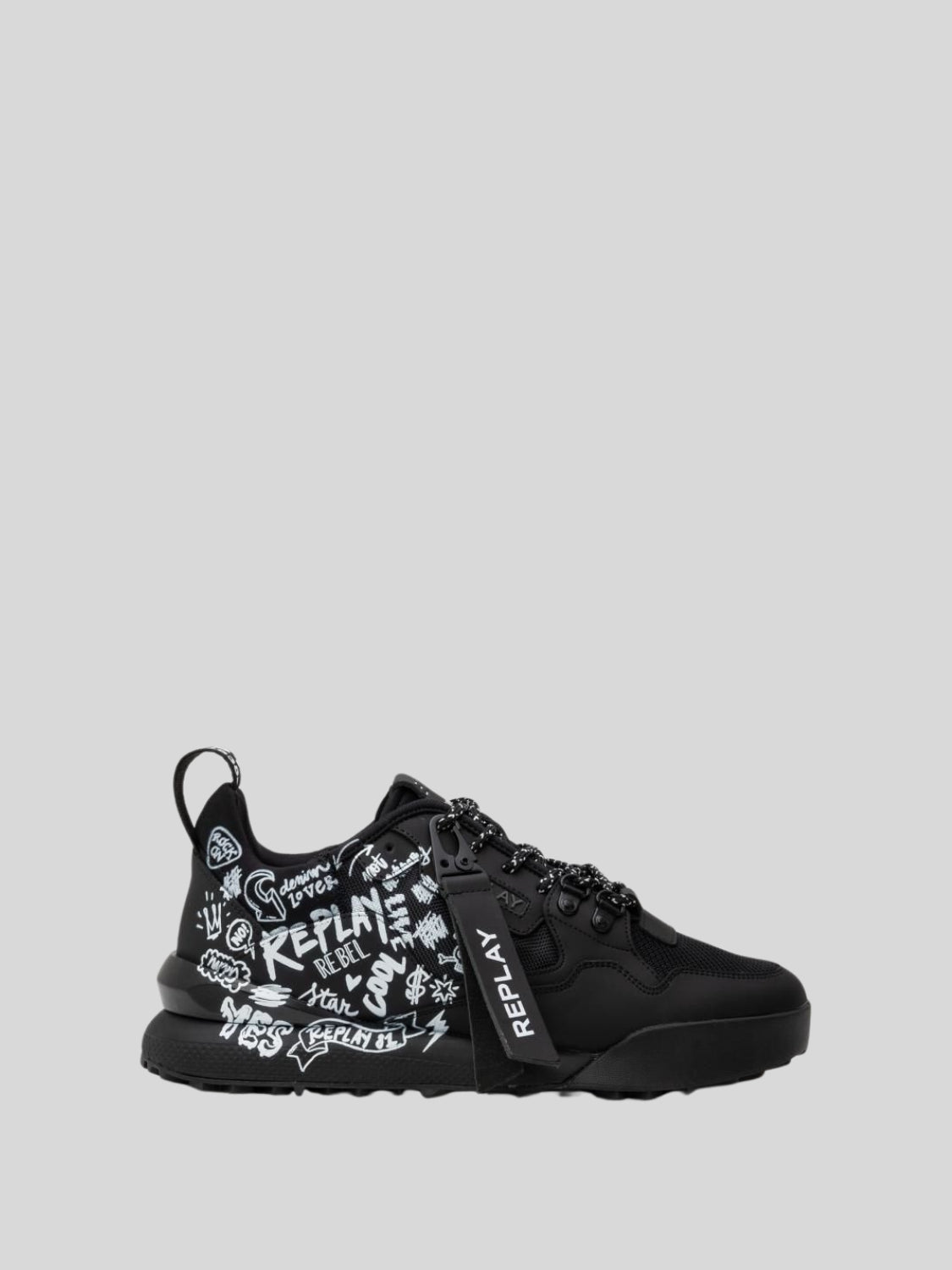 REPLAY Field 2.0 Graffiti Sneakers