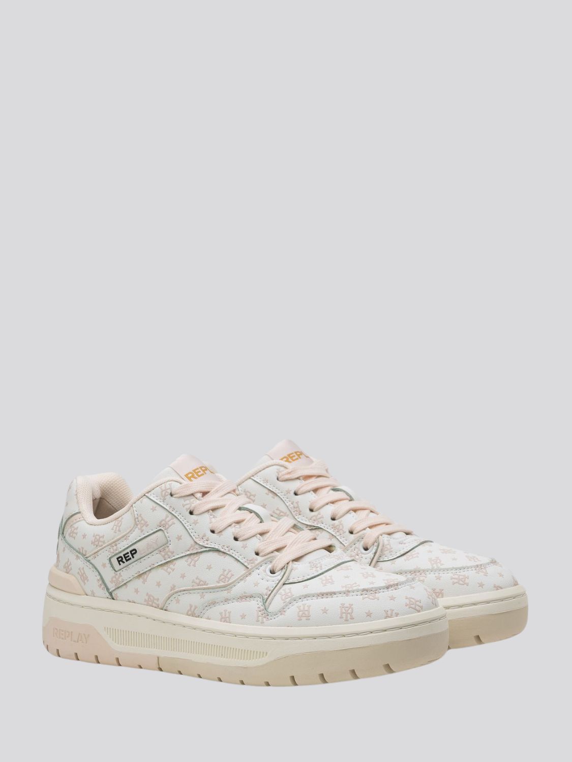 REPLAY GEMINI W TONE SNEAKERS WITH LACES
