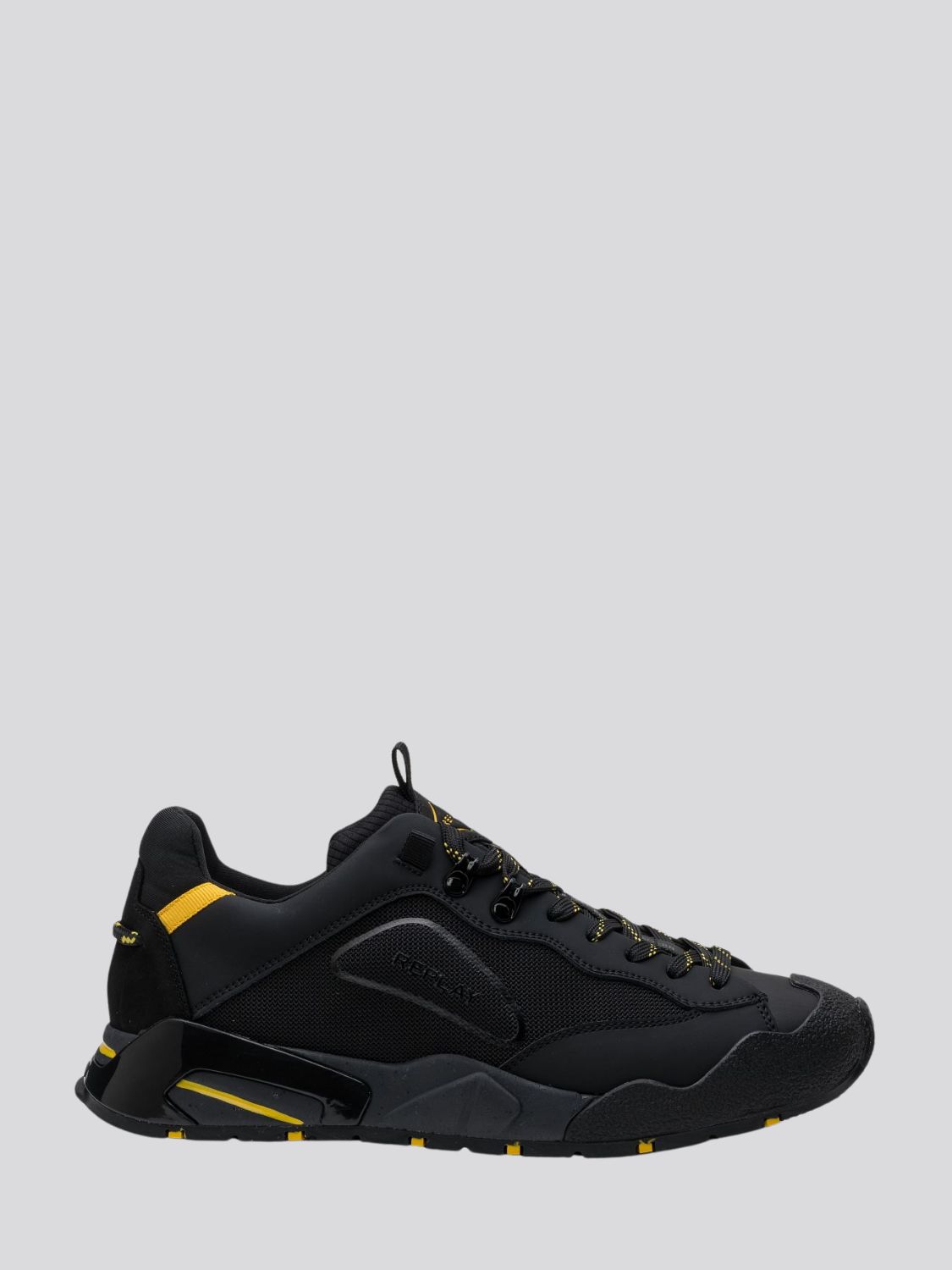 REPLAY SHERPA SMOOTH SNEAKERS WITH LACES