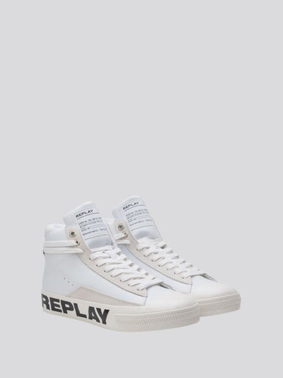 REPLAY SNAP CAMPUS MID CUT SNEAKERS WITH LACES