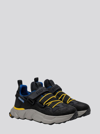 REPLAY SPLIT STRAP LOW SNEAKERS