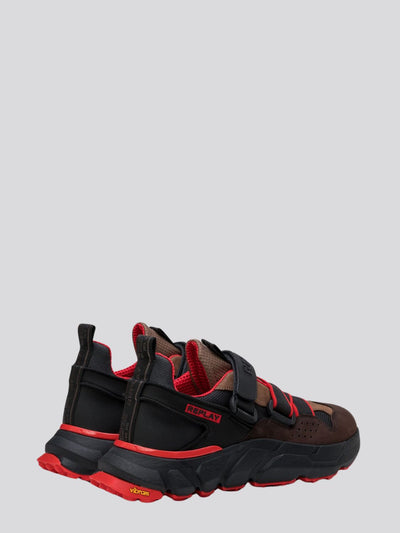 REPLAY SPLIT STRAP LOW SNEAKERS