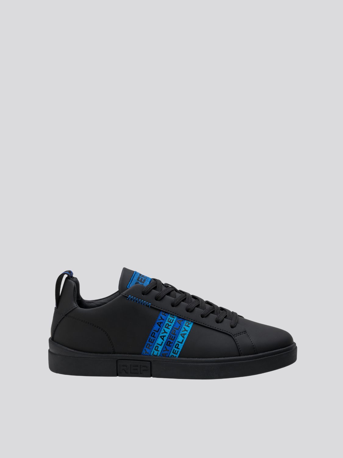 REPLAY POLYS STRIPES SNEAKERS WITH LACES